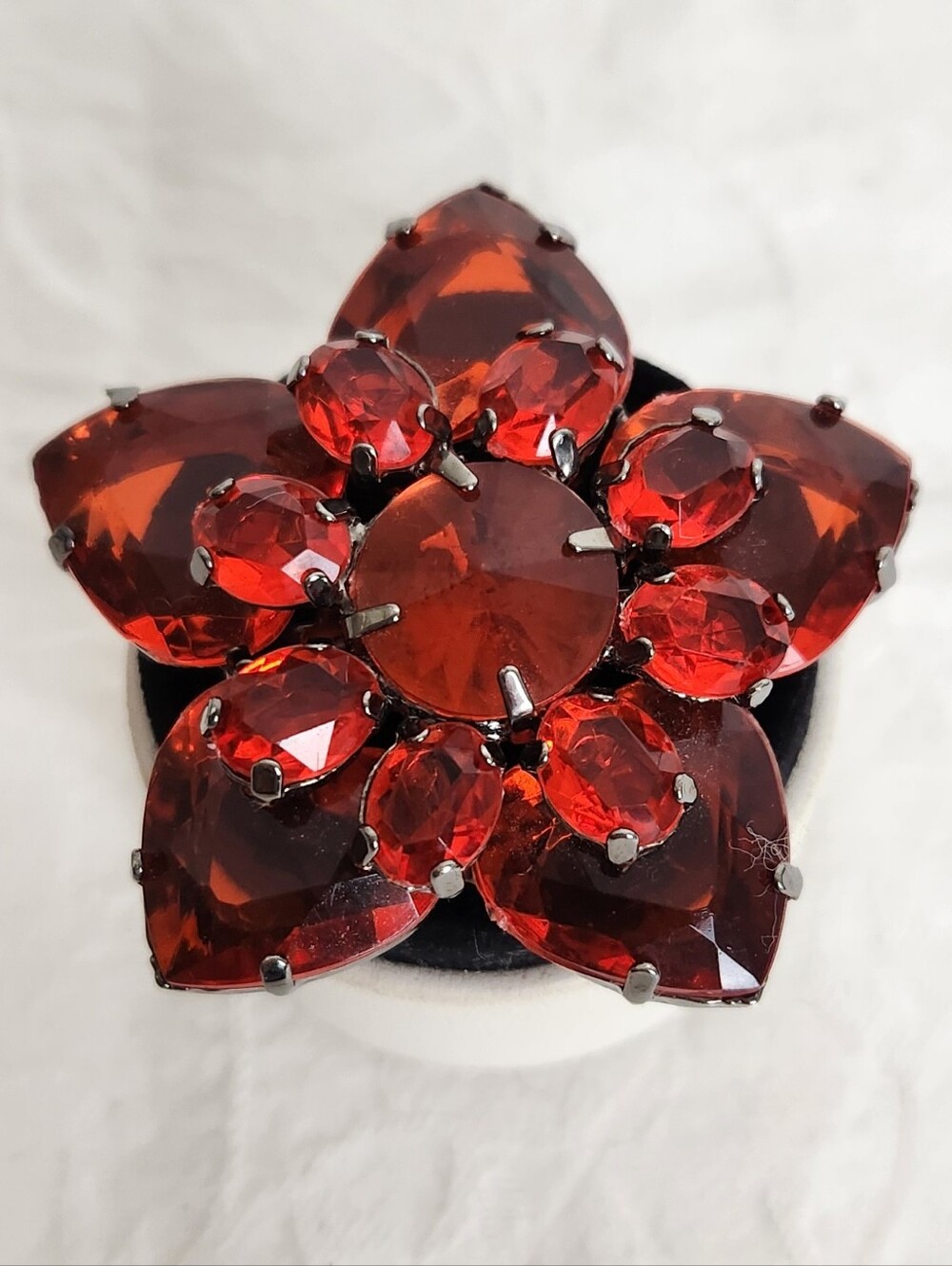 5 Point Flower Star Brooch